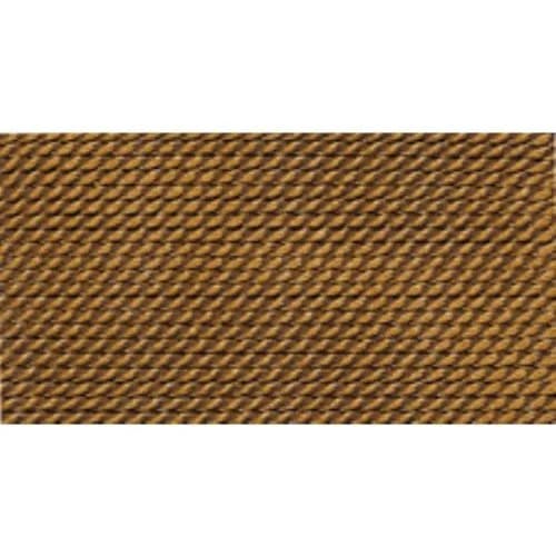 EUROTOOL 100% Silk Beading Thread Size 8 | Brown, 6.5 ft, 10 Pack with Needle