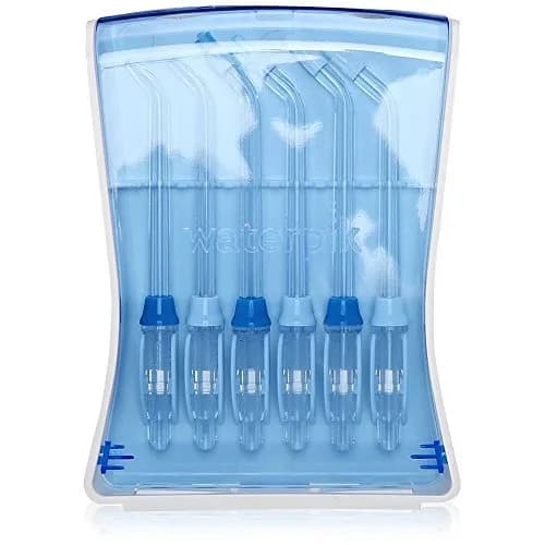 Waterpik 6 Replacement Tips with Case for Hygienic Storage & Travel TS-100E | Genuine Waterpik Tips for Oral Care thumbnail 2