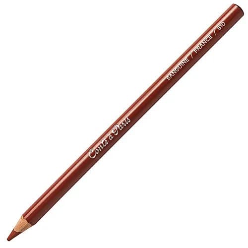 Conté à Paris Drawing Pencil - Sanguine | Thick Lead, Rust Colour, 5mm Lead Diameter thumbnail 1