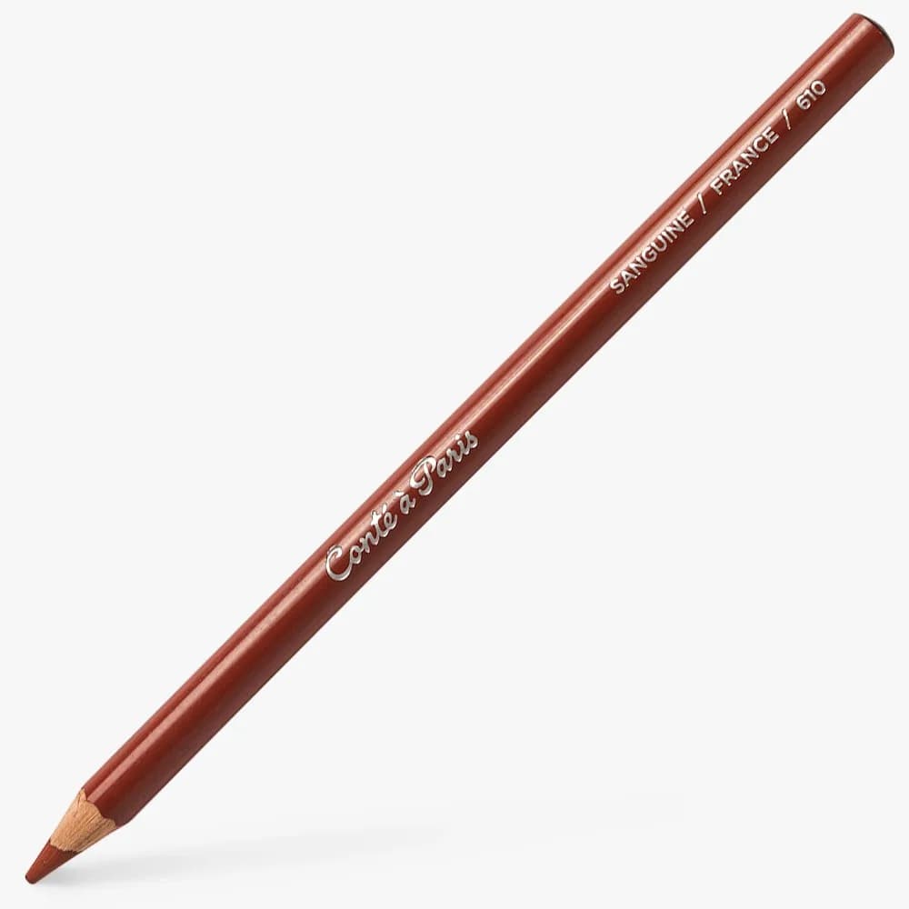 Conté à Paris Drawing Pencil - Sanguine | Thick Lead, Rust Colour, 5mm Lead Diameter - view 3