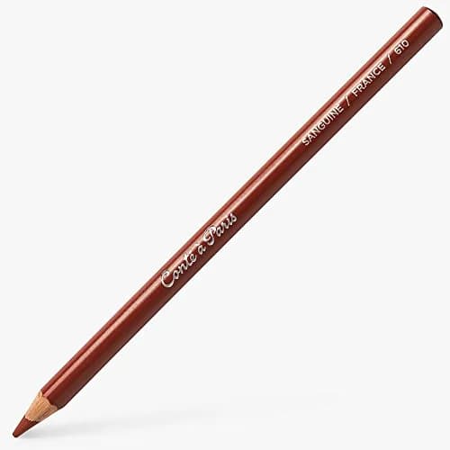 Conté à Paris Drawing Pencil - Sanguine | Thick Lead, Rust Colour, 5mm Lead Diameter thumbnail 3