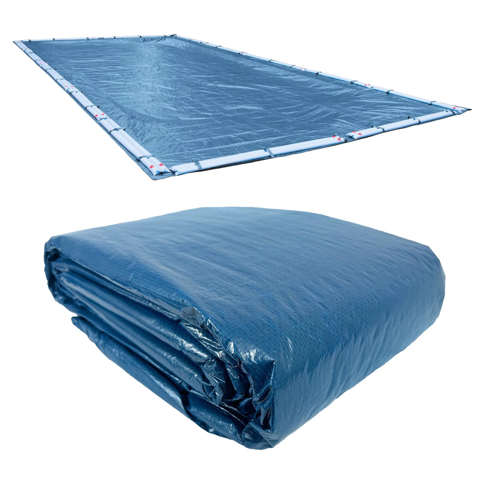 Robelle Heavy Duty Super Winter Pool Cover 55' x 35' (16.76m x 10.67m) | Protects Inground Pools from Winter Elements