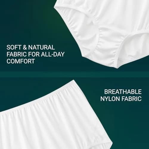 Vanity Fair Lace Nouveau Brief Panties, 3 Pack, Fawn, Size 7 | Elegant lace full coverage briefs for daily comfort thumbnail 4