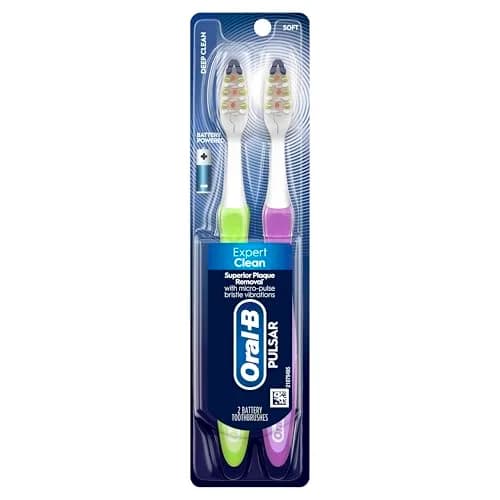 Oral-B Pro-Health Pulsar Battery Toothbrush, 2-Pack, Soft Bristles | Vibrating Bristles for Deep Clean thumbnail 7