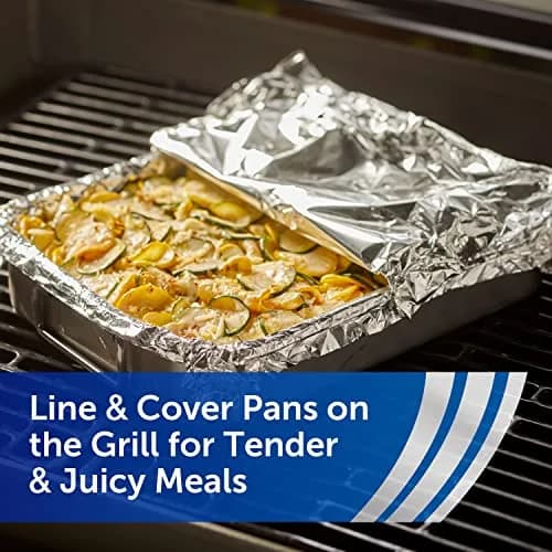 Reynolds Everyday Strength Aluminum Foil Roll, 12 Inch Wide, 30 Sq Ft (360 inches long) | Locks in Flavor for Cooking & Grilling thumbnail 7