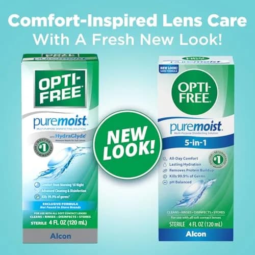 Opti-Free Puremoist Multi-Purpose Contact Lens Solution 118ml (4 Fl Oz) | Doctor Recommended for All-Day Comfort thumbnail 2