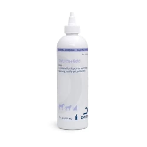 TrizULTRA + Keto Flush for Dogs, Cats & Horses | 12 Fl Oz antibacterial ear & skin cleanser thumbnail 1