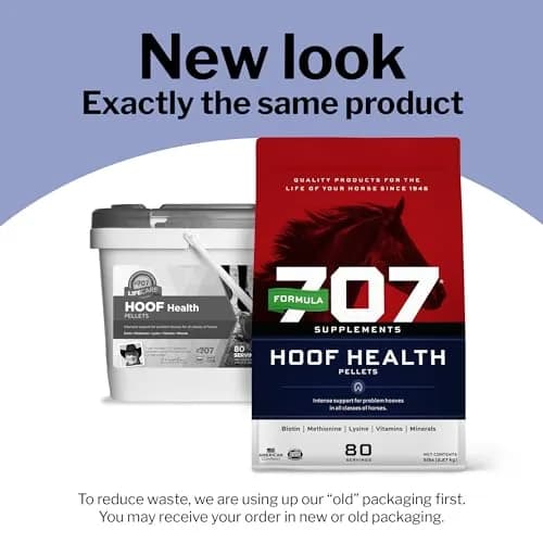 Formula 707 Hoof Health Equine Supplement, 10 lb Bag | Supports Healthy Hooves & Skin thumbnail 2