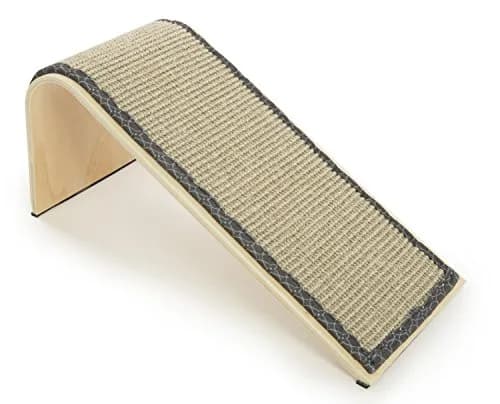 SmartyKat Sisal Angle Ramp Cat Scratcher | Natural Woven Sisal & Wooden Structure, Organic Catnip thumbnail 7