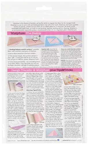 Attached Sheer Fusible Interfacing 20" x 90" | Ultra-strong, stays soft, suitable for most fabrics, White thumbnail 2