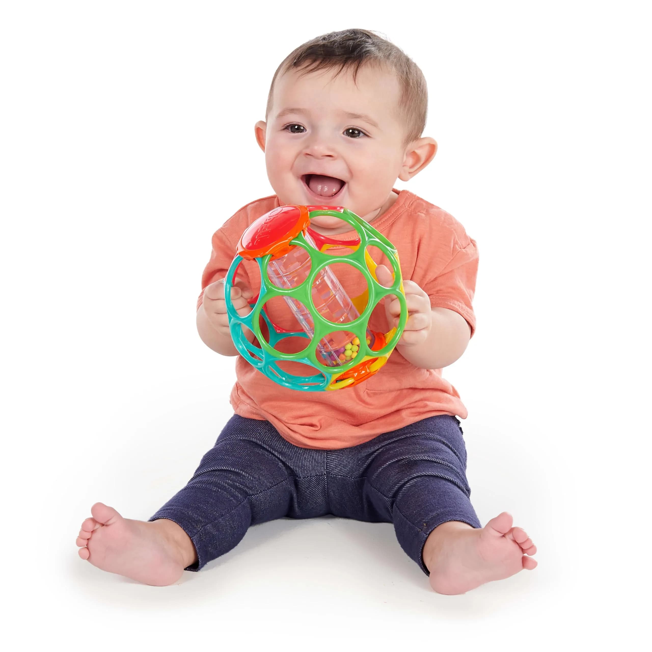 Bright Starts Winnie the Pooh Oball Rainstick Rattle Toy for Infants and Newborns, 10.2cm (4 Inches) - view 2