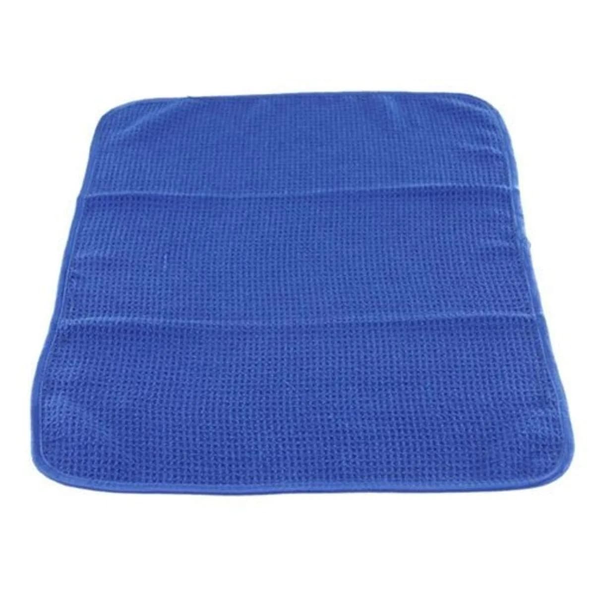 Chemical Guys Waffle Weave Gray Matter Microfiber Drying Towel 63cm x 91cm (25"x 36") | Scratch-Free Drying for Cars — Light Blue