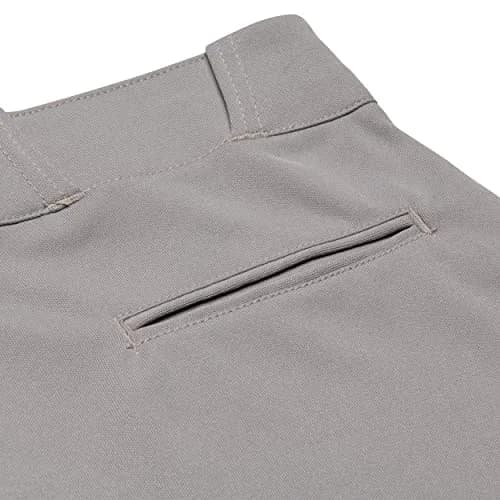 Champro Youth MVP Open Bottom Relaxed Fit Baseball Pant, Grey, Medium | Durable Polyester, Comfort Fit thumbnail 6