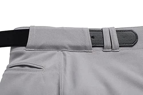 Champro Youth MVP Open Bottom Relaxed Fit Baseball Pant, Grey, Medium | Durable Polyester, Comfort Fit thumbnail 7