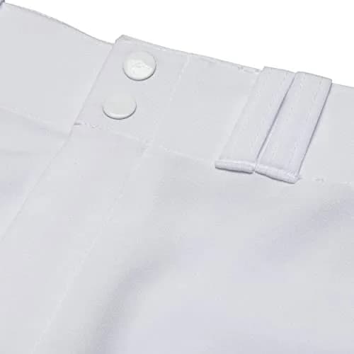 Champro MVP OB OpenBottom Loose-Fit Baseball Pant in Solid White | Reinforced Double Knee, X-Large thumbnail 4