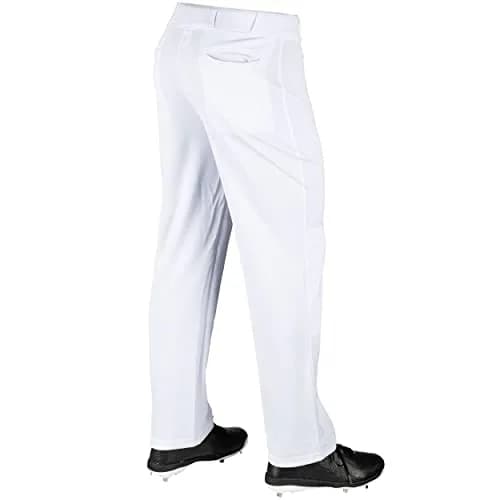 Champro MVP OB OpenBottom Loose-Fit Baseball Pant in Solid White | Reinforced Double Knee, X-Large thumbnail 3