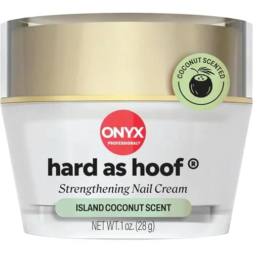 Onyx Professional Hard as Hoof Nail Strengthening Cream 1 oz (29.57 ml) | Stops Splits, Chips, Cracks & Promotes Nail Growth thumbnail 1