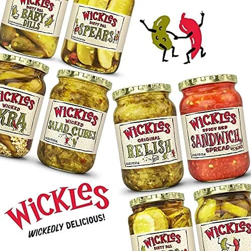 Wickles Wicked Okra 16 OZ | Spicy, Sweet & Vegan Pickle Relish, 4 Pack thumbnail 7