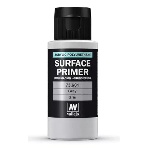 Vallejo Grey Acrylic Surface Primer 60 ml (2.02 fl.oz.) | Fast Drying Matte Finish for Models thumbnail 2