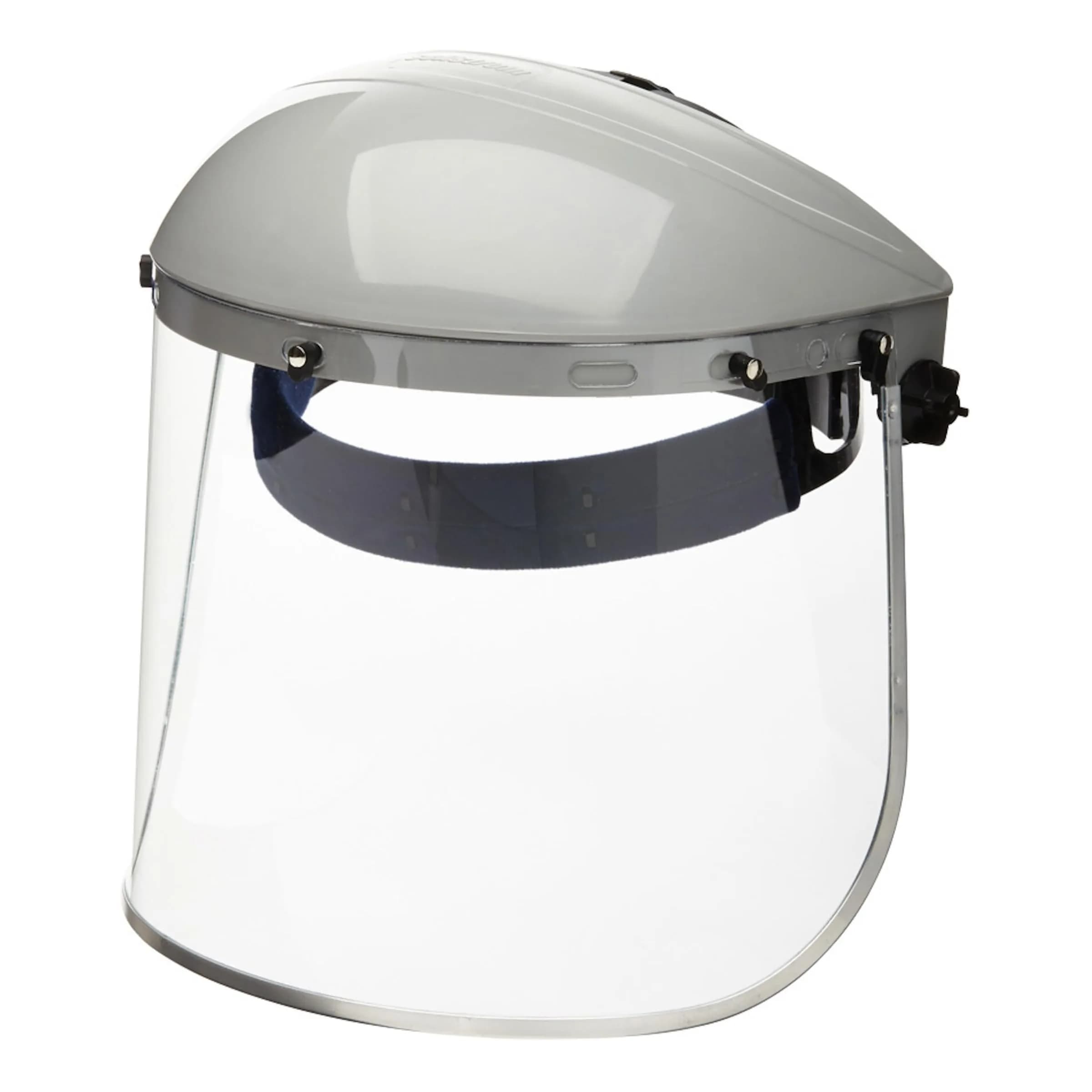 Sellstrom 301 Face Shield Uncoated Clear Tint, Aluminum Binding, ANSI Z87.1 | Lightweight, Impact-Resistant Safety Face Shield