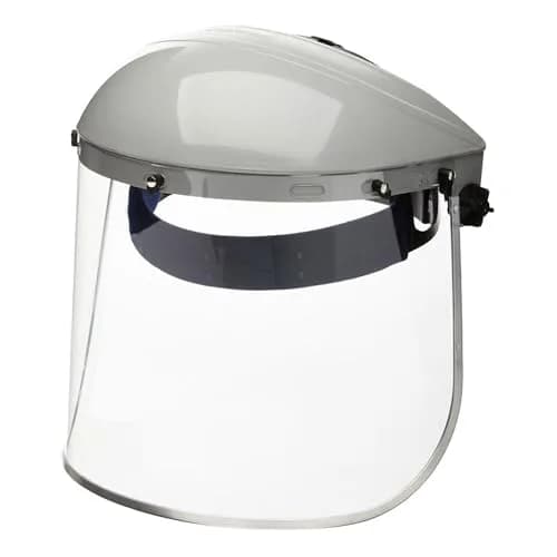 Sellstrom 301 Face Shield Uncoated Clear Tint, Aluminum Binding, ANSI Z87.1 | Lightweight, Impact-Resistant Safety Face Shield thumbnail 1
