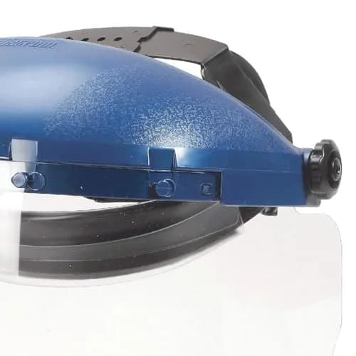 Sellstrom 380 Series Face Shield Lightweight High Impact Polycarbonate Clear Tint with Adjustable Ratchet Headgear for Grinding Cutting CSA Z94.3 thumbnail 4