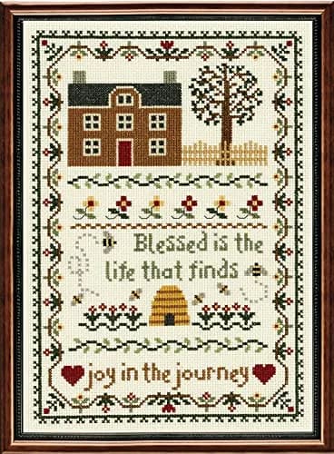 Janlynn Joy in The Journey Counted Cross Stitch Kit 29.2 cm x 19.7 cm (11.25" x 7.75") | Beginner-Friendly Stamped Pattern thumbnail 1