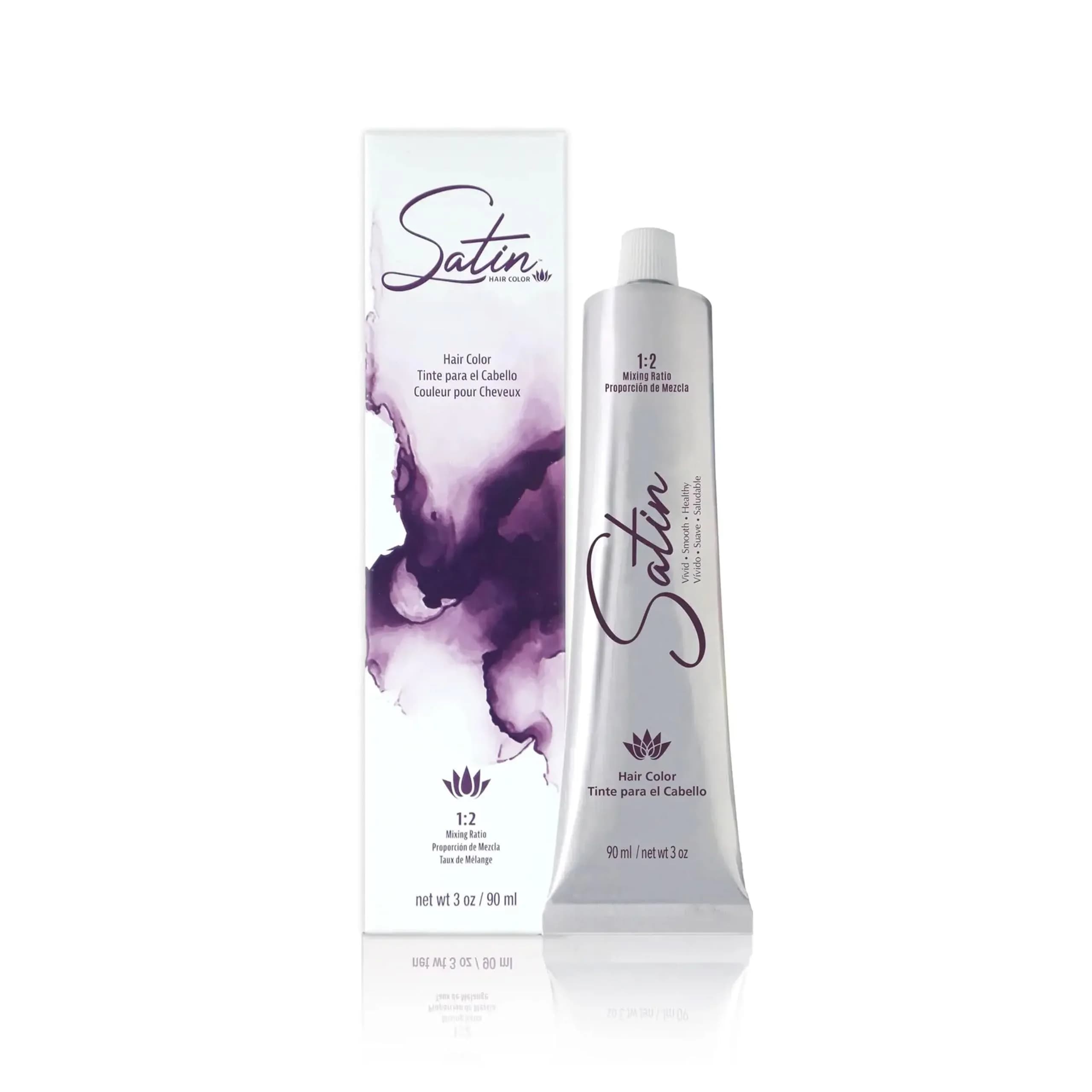 Satin Hair Color Ash Series Light Ash Brown 5A | Permanent Hair Dye 3 Oz — Light Ash Brown