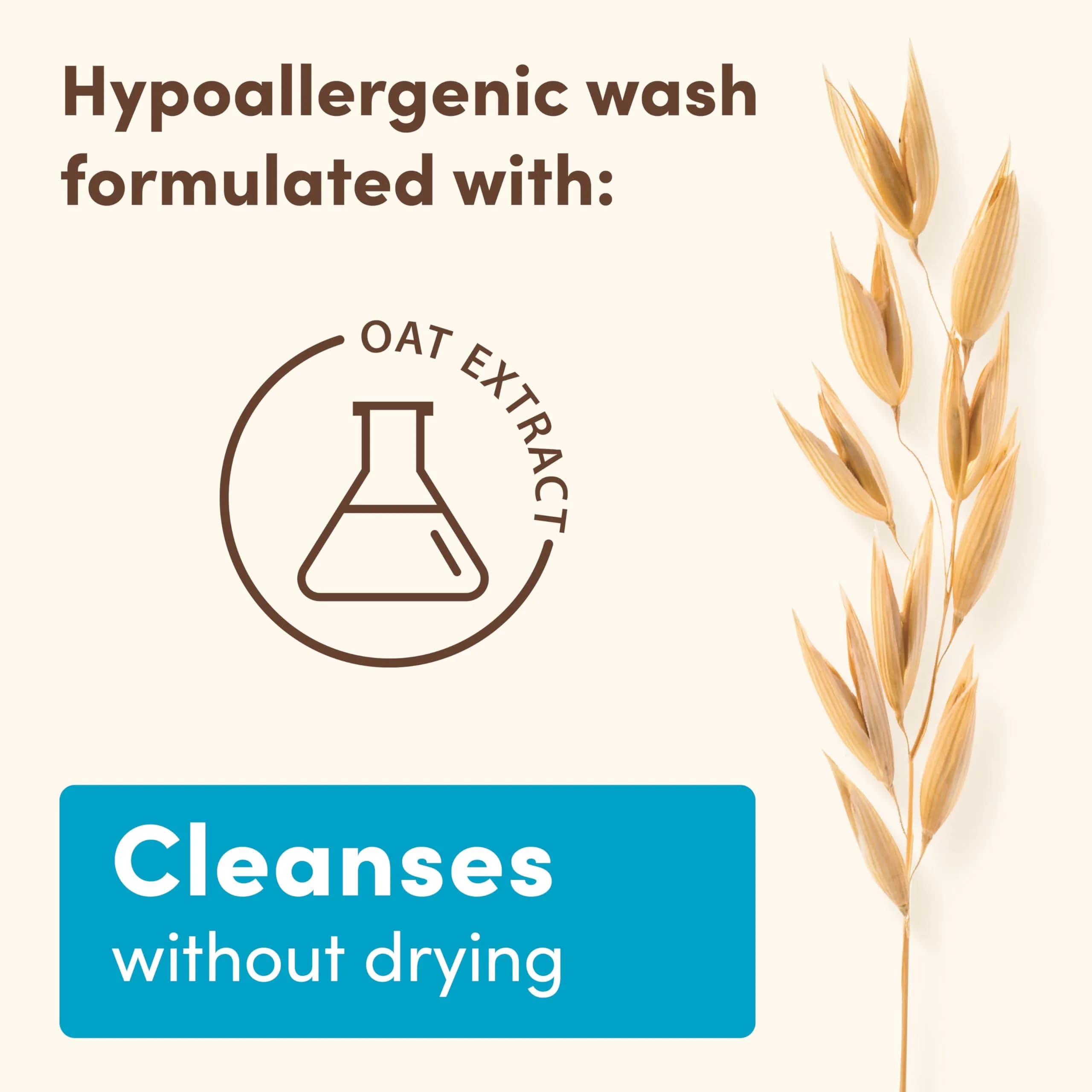Aveeno Baby Gentle Wash & Shampoo with Natural Oat Extract 240ml (8 Fl Oz) | Tear-Free Formula for Hair & Body - view 4