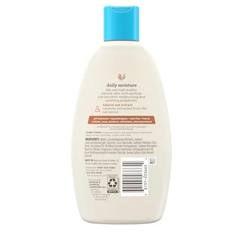 Aveeno Baby Gentle Wash & Shampoo with Natural Oat Extract 240ml (8 Fl Oz) | Tear-Free Formula for Hair & Body thumbnail 6