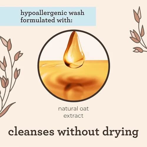 Aveeno Baby Gentle Wash & Shampoo with Natural Oat Extract 240ml (8 Fl Oz) | Tear-Free Formula for Hair & Body thumbnail 3