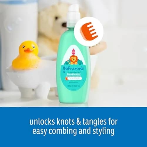 Johnson's No More Tangles Detangling Spray for Kids 296ml (10 fl. oz) | Hypoallergenic & Paraben-Free Formula thumbnail 5