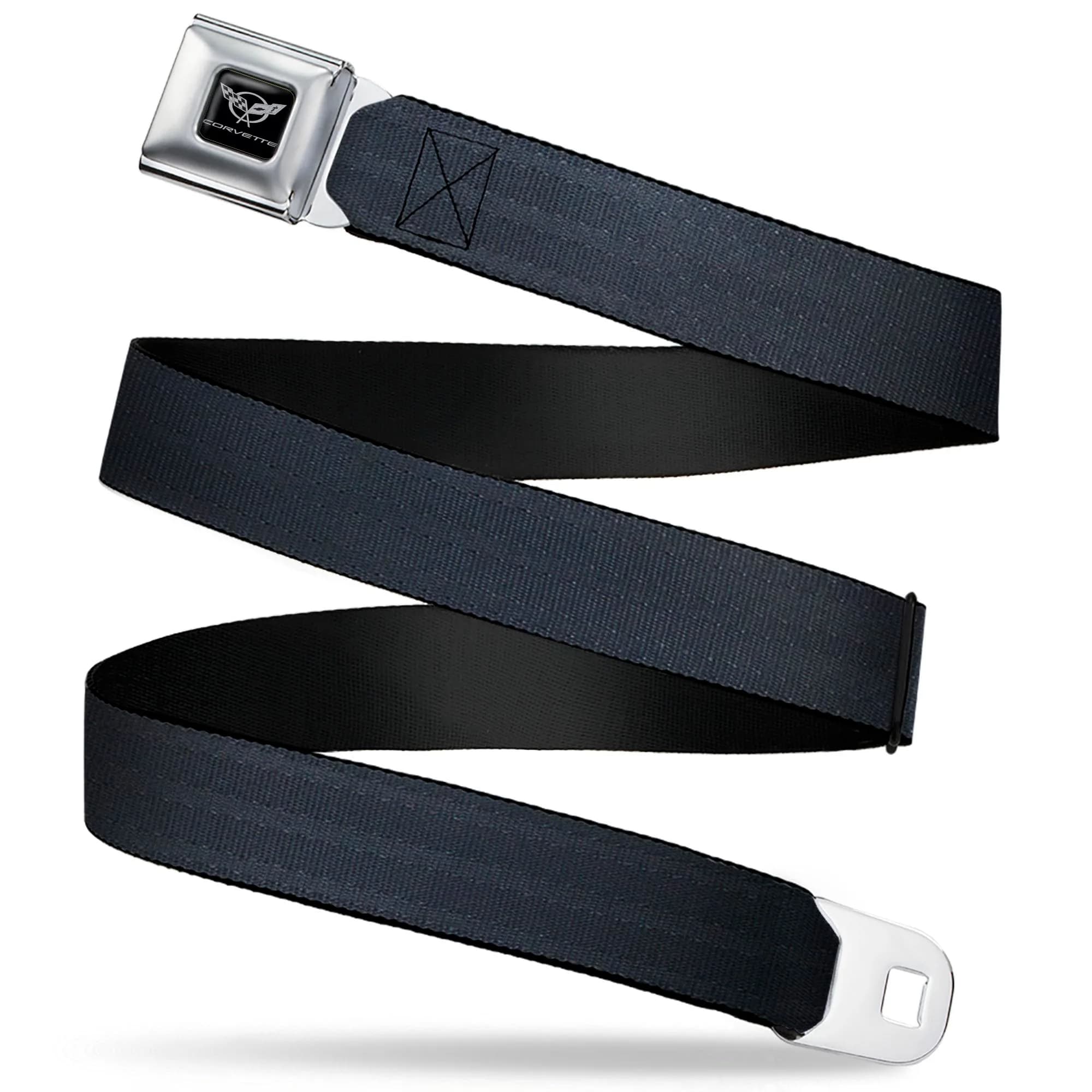 Buckle-Down Men's Seatbelt Buckle Belt, 1.5 Inch Wide, Black Regular | Fashion & Function - main product image