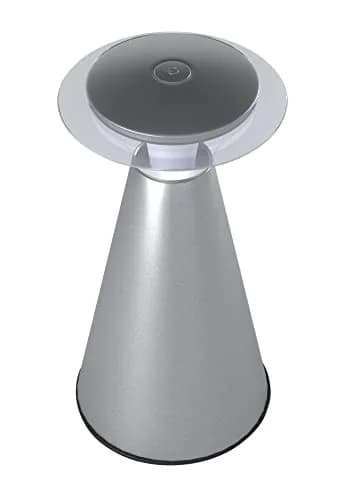 LIGHT IT! Lanterna Touch Silver Portable LED Lantern | One Touch Operation, 200 Lumens, Battery Powered thumbnail 4