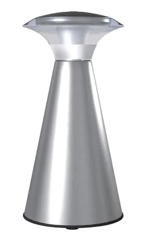 LIGHT IT! Lanterna Touch Silver Portable LED Lantern | One Touch Operation, 200 Lumens, Battery Powered thumbnail 3