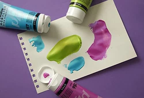 PEBEO Studio Acrylics High Viscosity 250 ml Iridescent Silver | Rich Pigments, Thick Consistency, Suitable for Layers & Mixed Media thumbnail 4