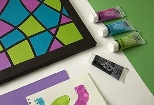 PEBEO Studio Acrylics High Viscosity 250 ml Iridescent Silver | Rich Pigments, Thick Consistency, Suitable for Layers & Mixed Media thumbnail 5