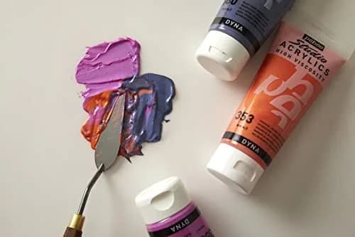 PEBEO Studio Acrylics High Viscosity 250 ml Iridescent Silver | Rich Pigments, Thick Consistency, Suitable for Layers & Mixed Media thumbnail 7