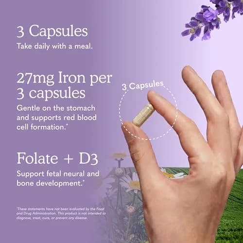 Garden of Life Vitamin Code Raw Prenatal Multivitamin for Women with Iron, Folate, Probiotics and Whole Food Nutrients - Immune and Cellular Energy Support, Non-GMO, Gluten-Free, Kosher, 180 Count thumbnail 5
