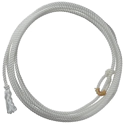 Weaver Equine Waxed Nylon Kids Lasso Rope for Practice, 5/16" x 20" | Durable, Kid-Friendly Roping Tool thumbnail 1
