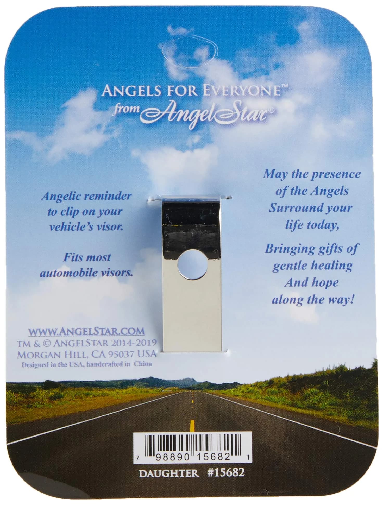 AngelStar Guardian Angels Metal Visor Clip 2.54 cm (1 Inch) | Protect & Guide - view 2