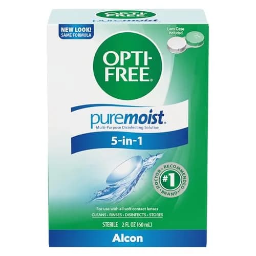 Opti-Free Puremoist Multi-Purpose Contact Lens Solution 59ml (2 Fl Oz) | Doctor Recommended for All-Day Comfort thumbnail 5