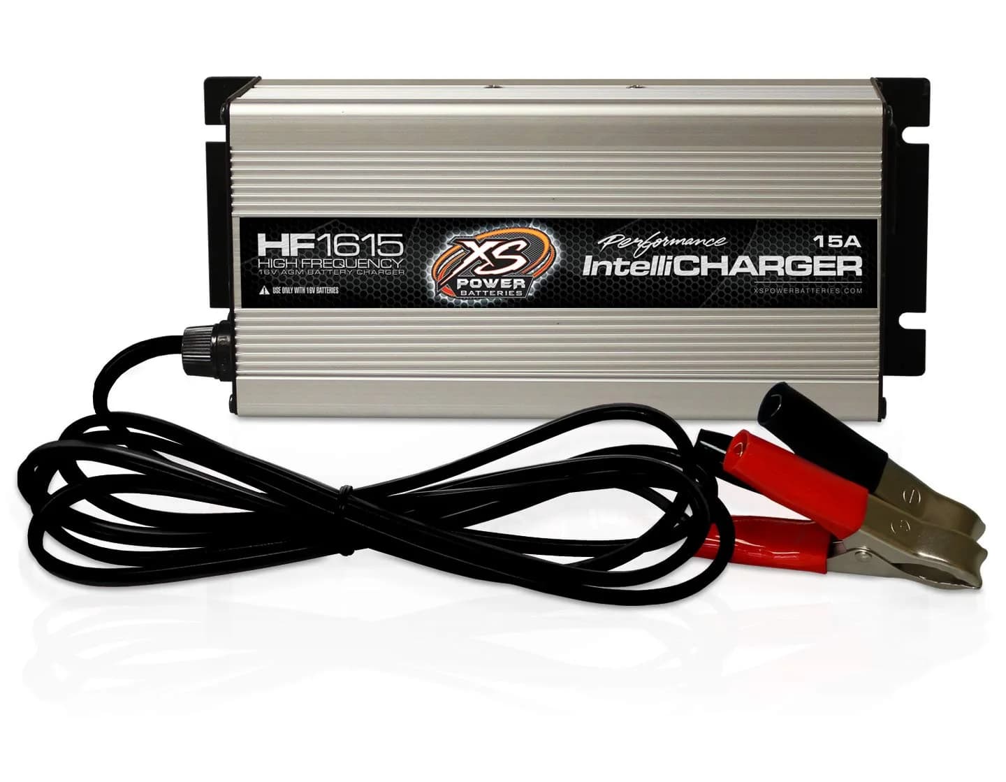 XS Power HF1615 16V 15A AGM IntelliCharger | Advanced Microprocessor Control, Compact & Portable — No Color