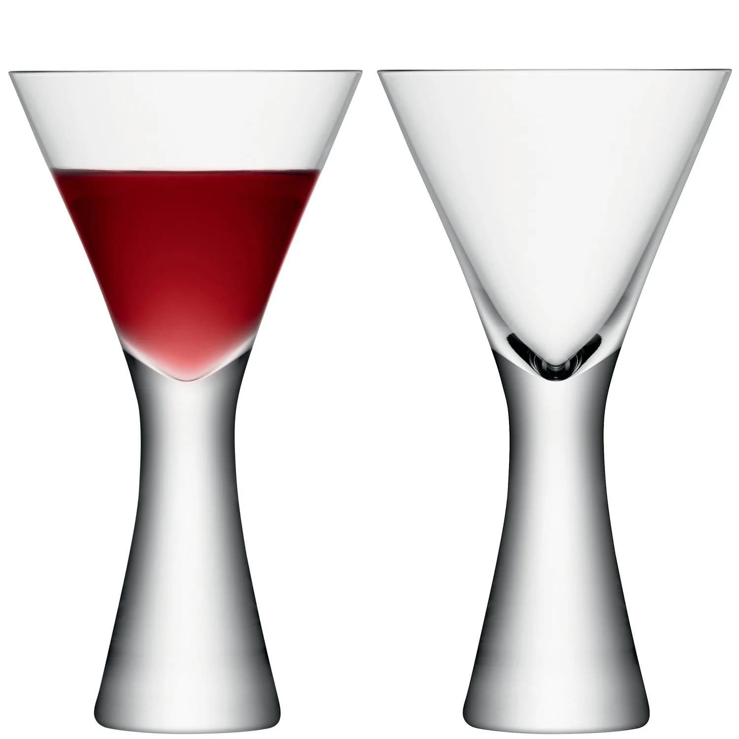 LSA International Moya Wine Glass 395ml (13.3 Fl Oz) 2-Pack | Mouth Blown Glassware for Special Occasions — 13.4 Ounces