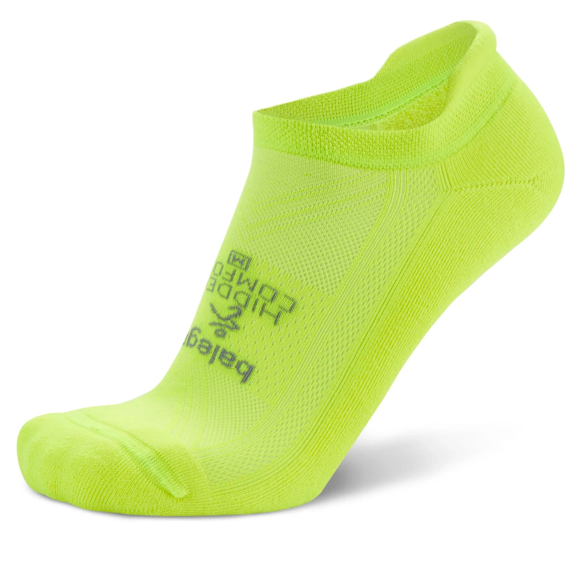 Balega Hidden Comfort No Show Athletic Running Socks for Men and Women, X-Large (200 Needle-Count, 0.068 kg) — Zest Lemon