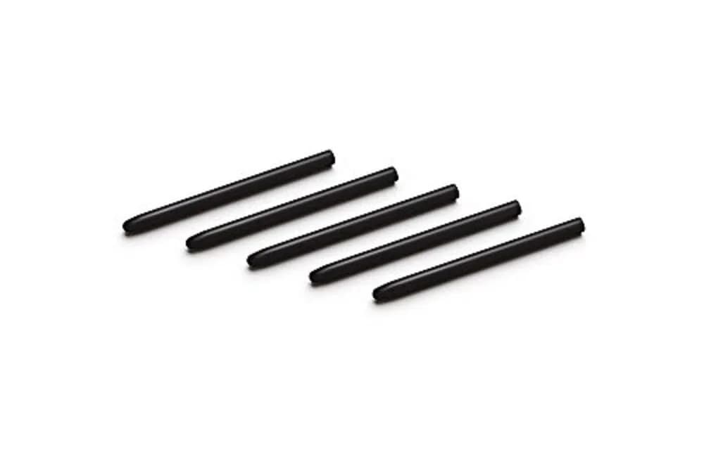 Wacom ACK20001 Standard Nibs Replacement Nibs 5 Count | Compatible with Intuos4, Intuos5, Intuos Pro Pens — Black