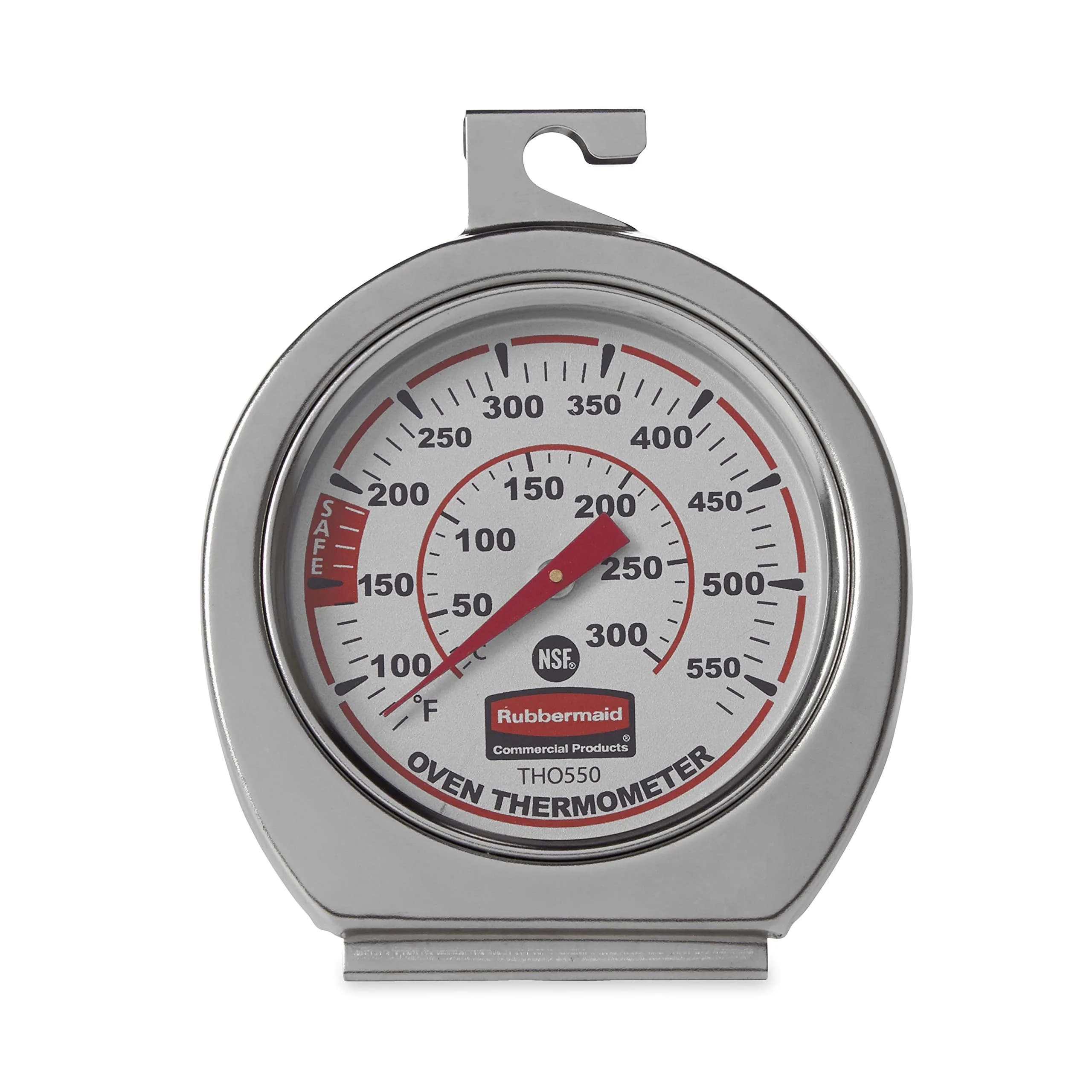 Rubbermaid Commercial Products Stainless Steel Oven Thermometer 60-580°F (20-300°C) | NSF Certified - view 2