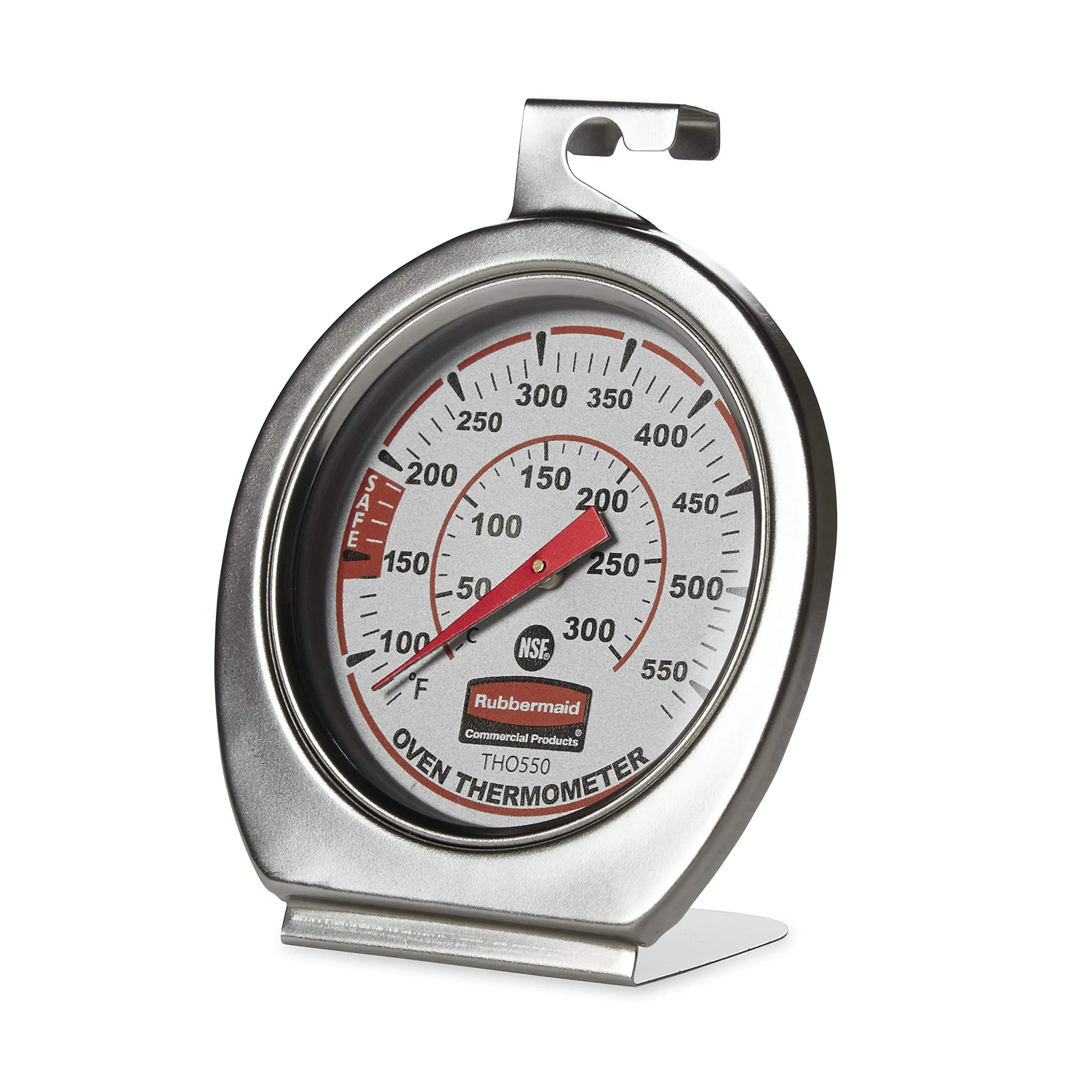 Rubbermaid Commercial Products Stainless Steel Oven Thermometer 60-580°F (20-300°C) | NSF Certified - view 3