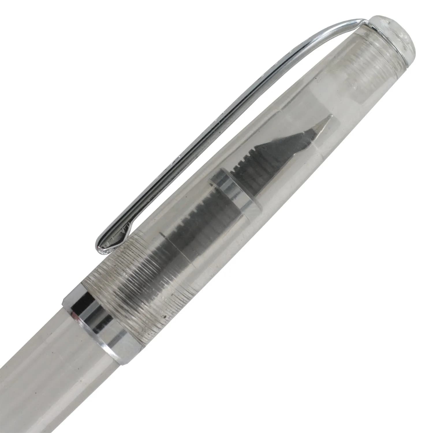 Noodler's Clear Demonstrator Piston Fill Flex Nib Fountain Pen Medium Point | Smooth Ink Flow Writing Instrument - view 6