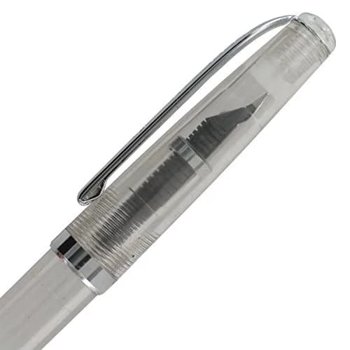 Noodler's Clear Demonstrator Piston Fill Flex Nib Fountain Pen Medium Point | Smooth Ink Flow Writing Instrument thumbnail 6